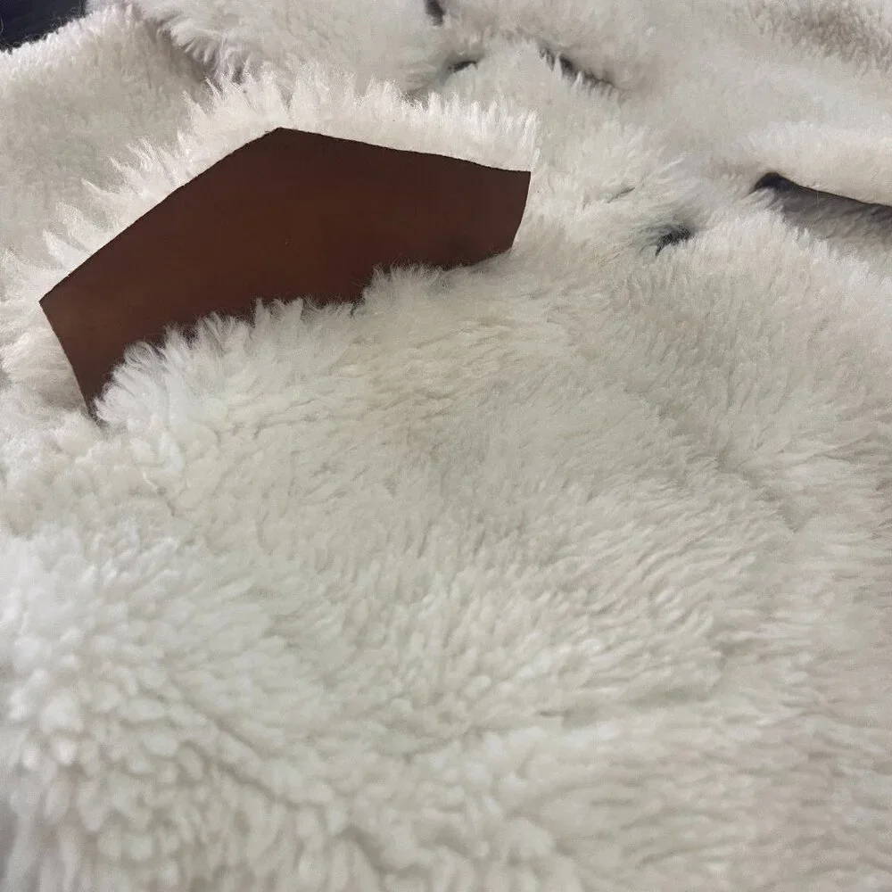 Free People Teddy Jacket Ivory Size XS